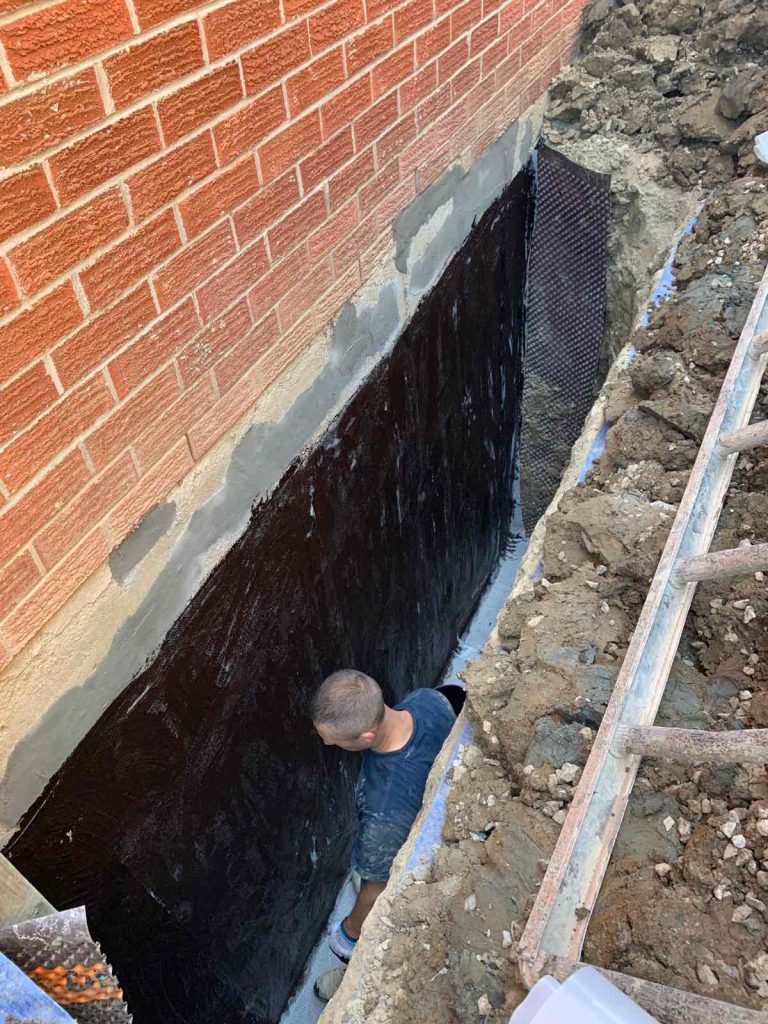 Aqua-bloc application for water resistance