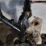 Drain installed in the basement