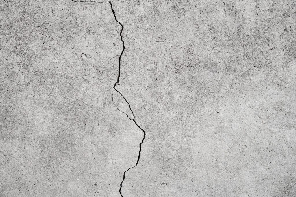 Foundation cracked