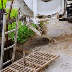 sewege system being cleaned